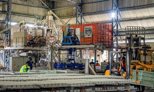 Hfp paving stone production
